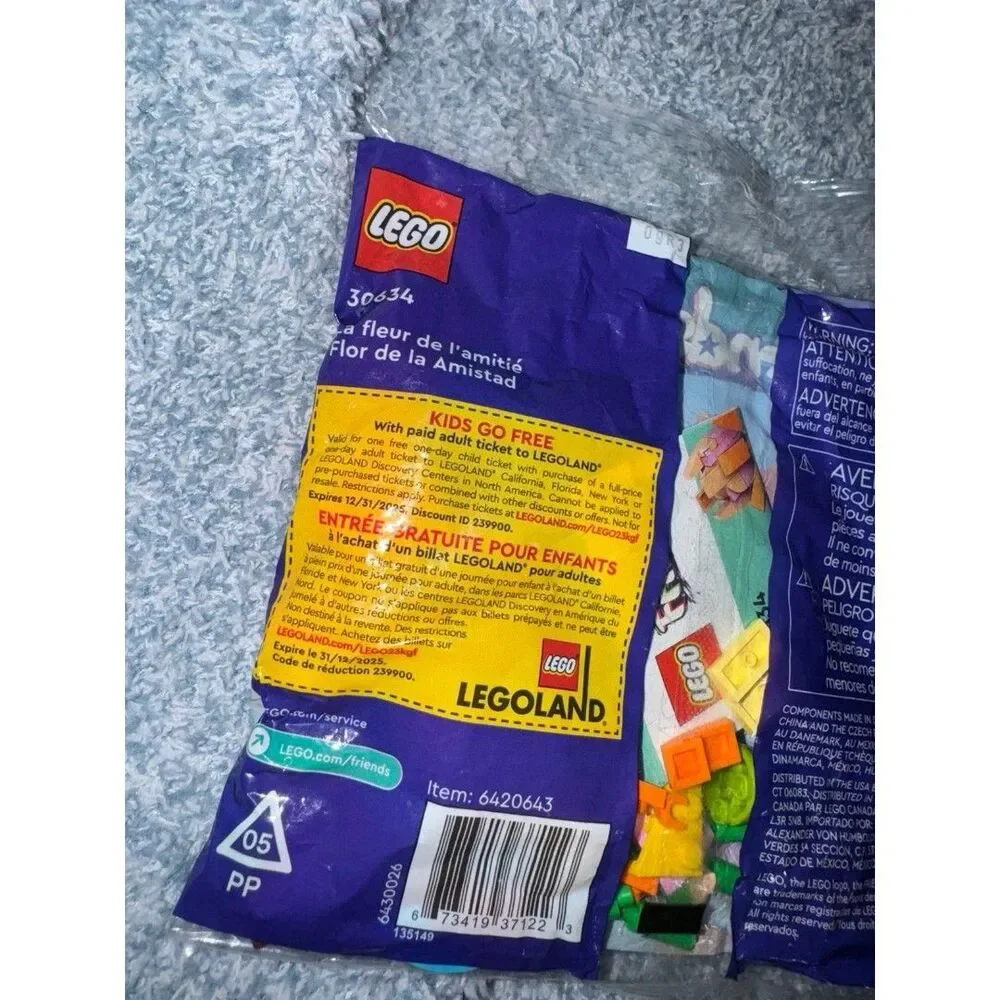 LEGO 30634 | Friends | Friendship Flowers | New In Sealed Polybag 84 pieces B22